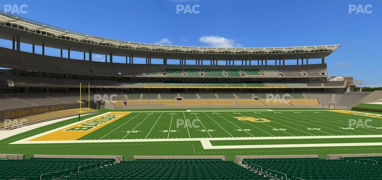 McLane Stadium - Section 108 Seat View