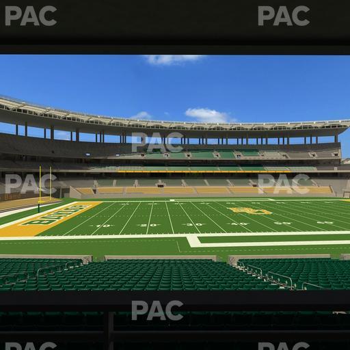 McLane Stadium - Section 108 Seat View