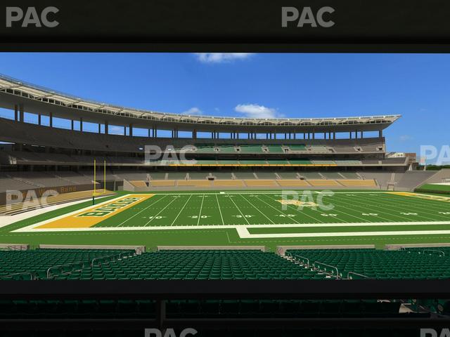 McLane Stadium - Section 108 Seat View