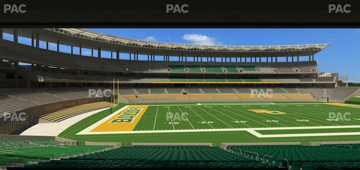 McLane Stadium - Section 109 Seat View