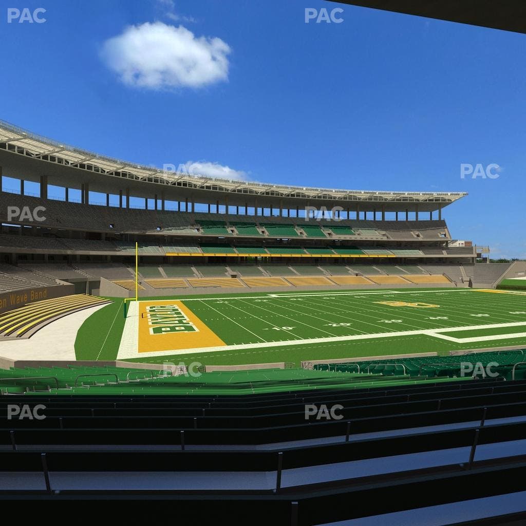 McLane Stadium - Section 110 Seat View