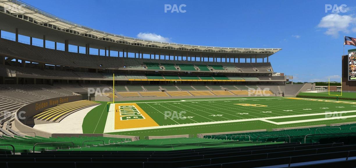McLane Stadium - Section 110 Seat View