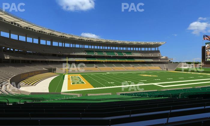 McLane Stadium - Section 110 Seat View