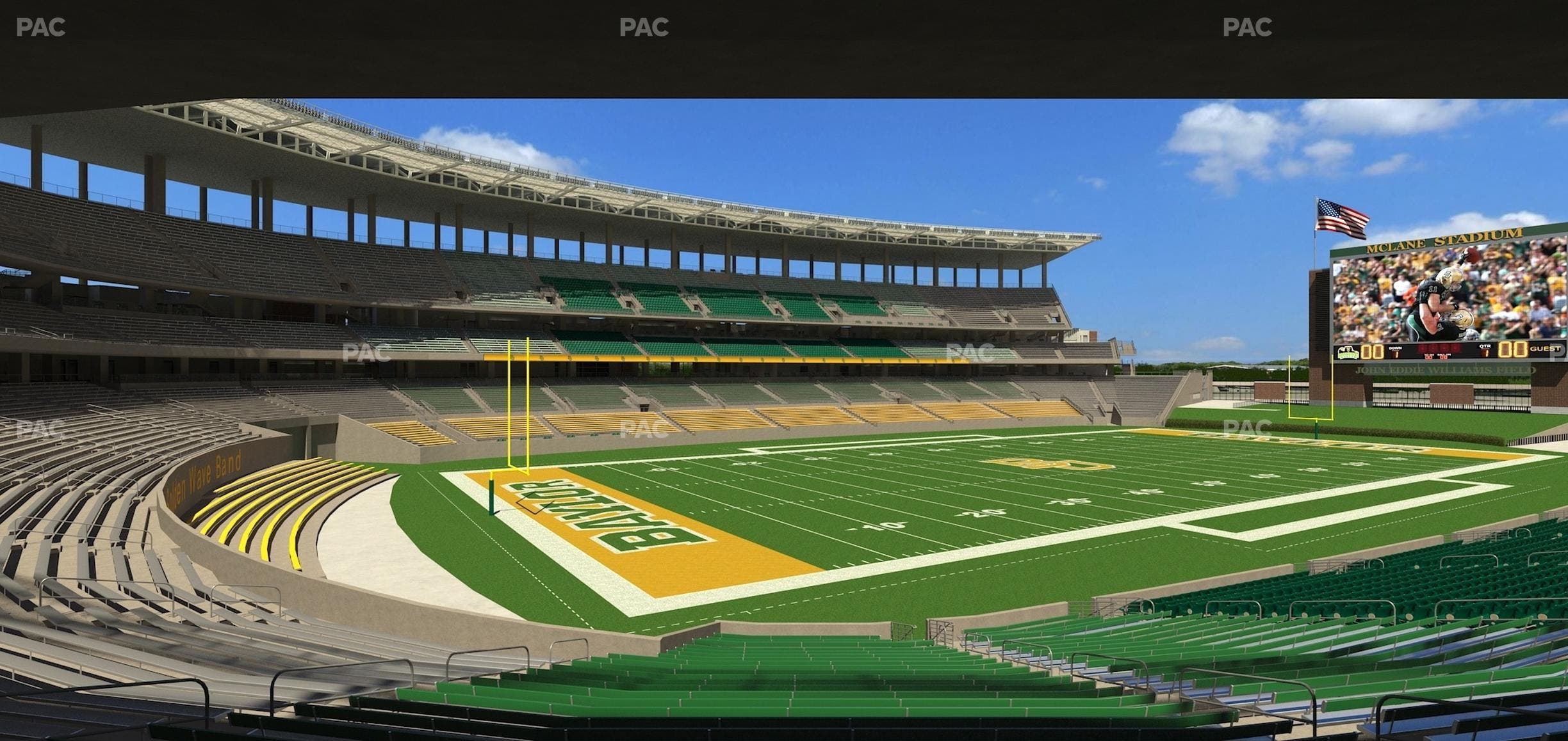 McLane Stadium - Section 111 Seat View