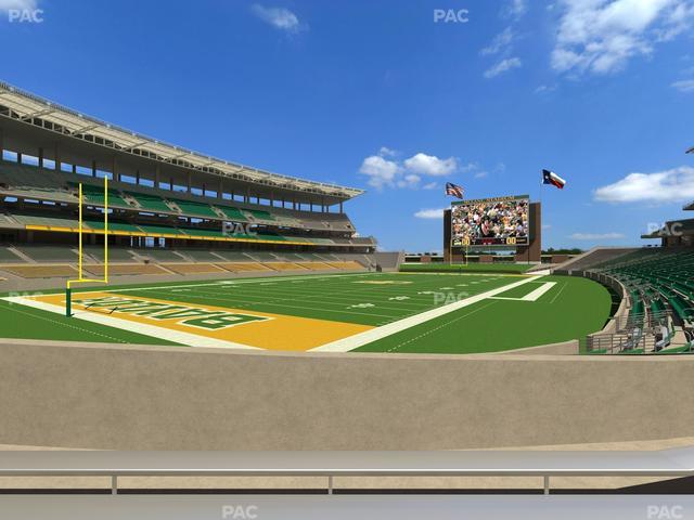 McLane Stadium - Section 112 Seat View
