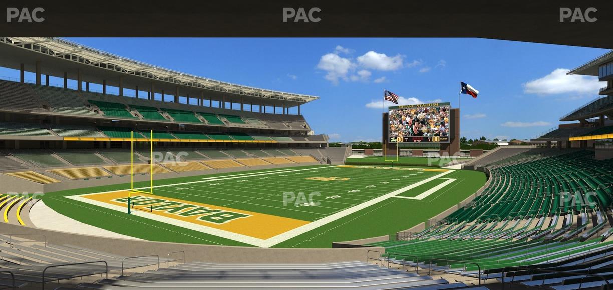 McLane Stadium - Section 112 Seat View