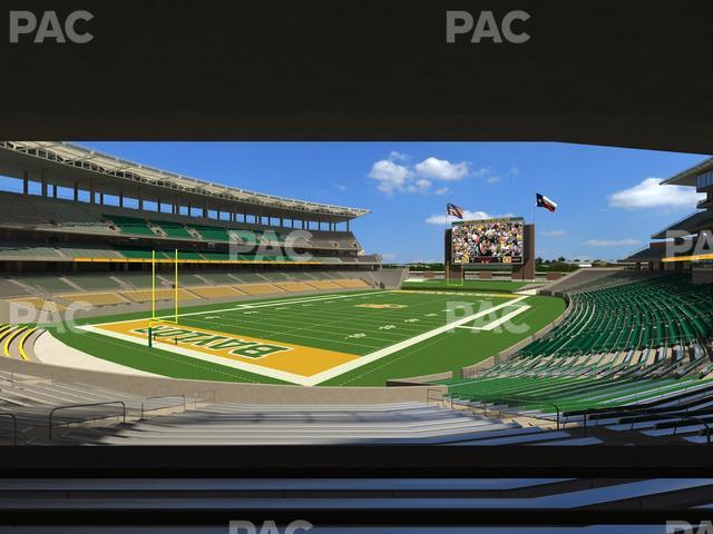 McLane Stadium - Section 112 Seat View