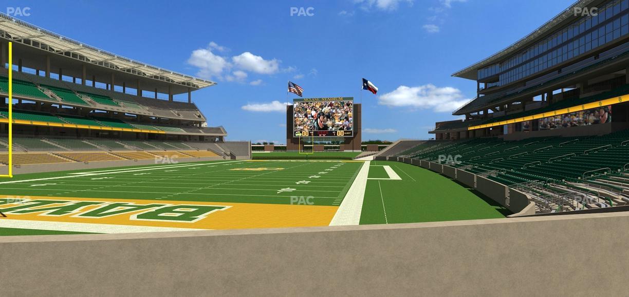 McLane Stadium - Section 113 Seat View