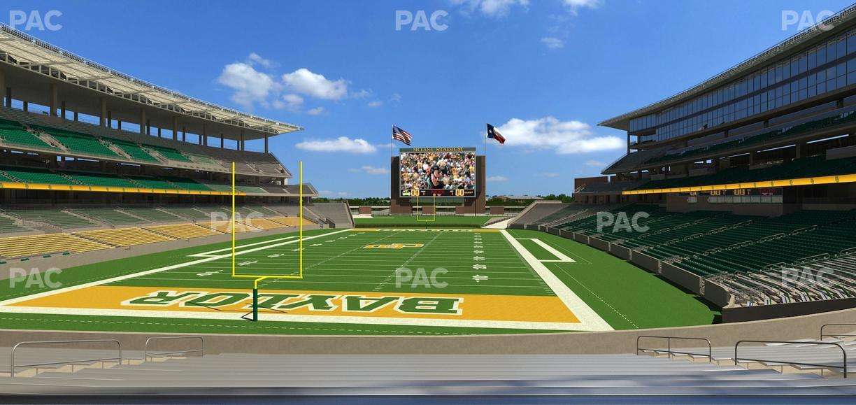 McLane Stadium - Section 114 Seat View
