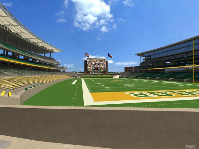 McLane Stadium - Section 117 Seat View