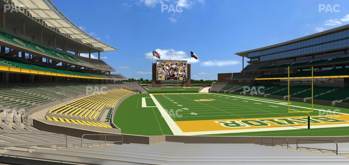 McLane Stadium - Section 117 Seat View