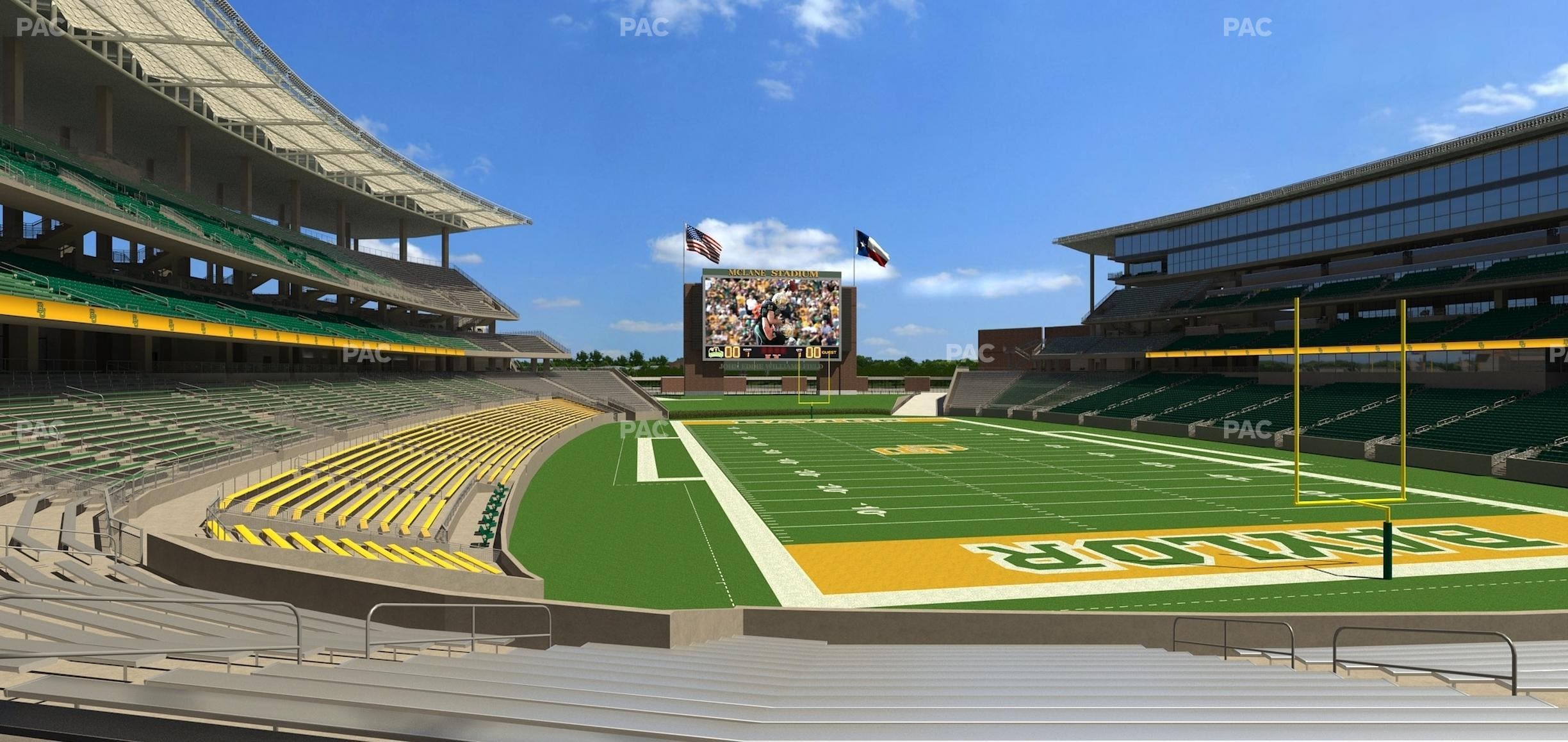 McLane Stadium - Section 117 Seat View