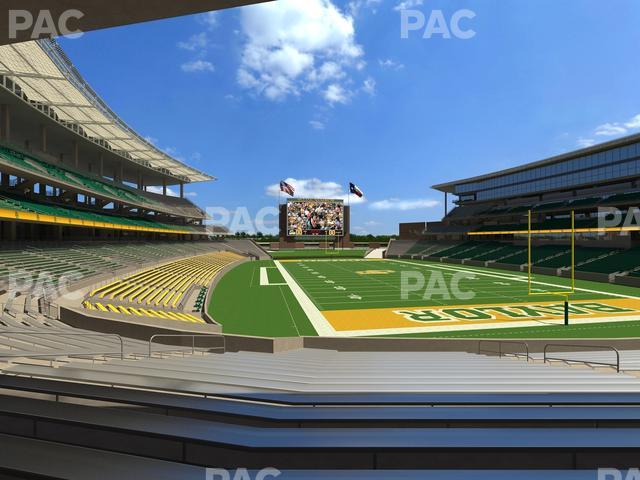 McLane Stadium - Section 117 Seat View