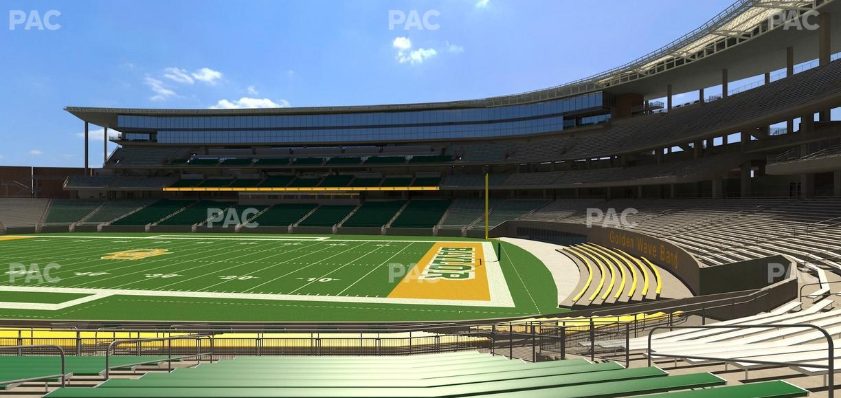 McLane Stadium - Section 120 Seat View