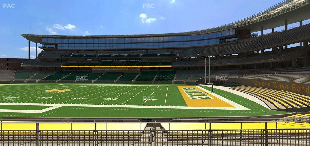 McLane Stadium - Section 121 Seat View