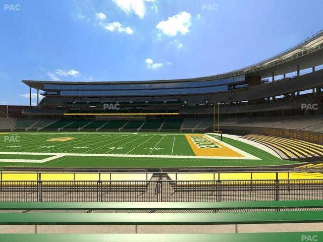 McLane Stadium - Section 121 Seat View