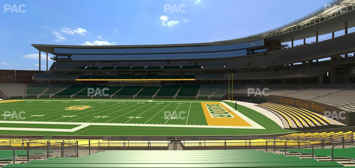 McLane Stadium - Section 121 Seat View