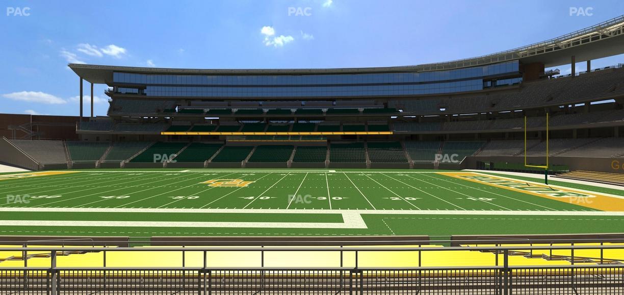 McLane Stadium - Section 123 Seat View