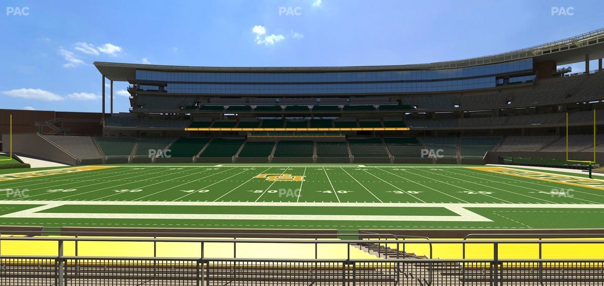 McLane Stadium - Section 124 Seat View
