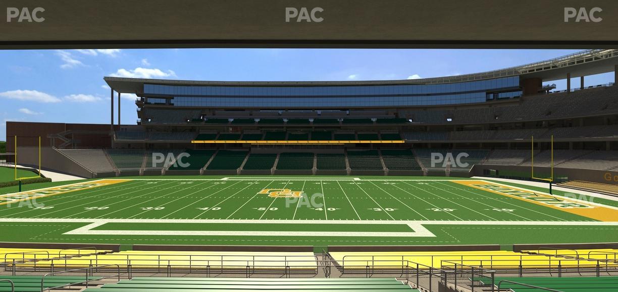 McLane Stadium - Section 124 Seat View