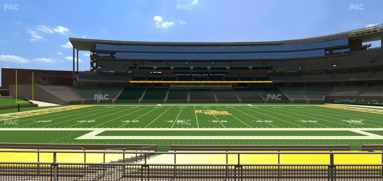 McLane Stadium - Section 125 Seat View