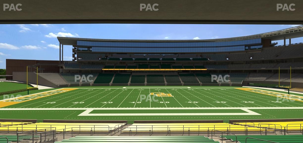 McLane Stadium - Section 125 Seat View