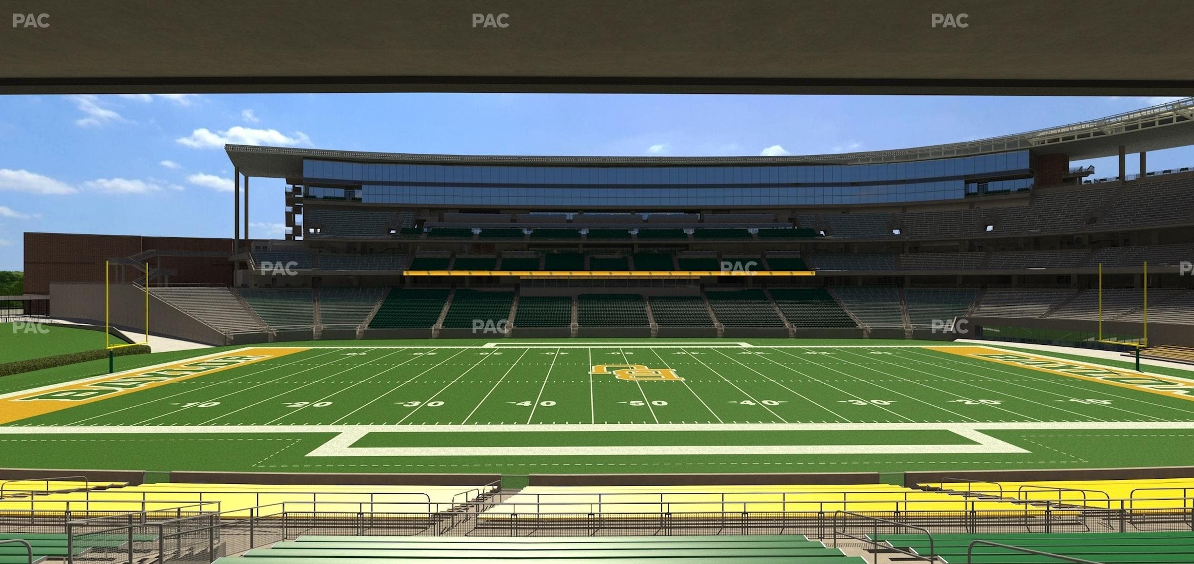 McLane Stadium - Section 125 Seat View