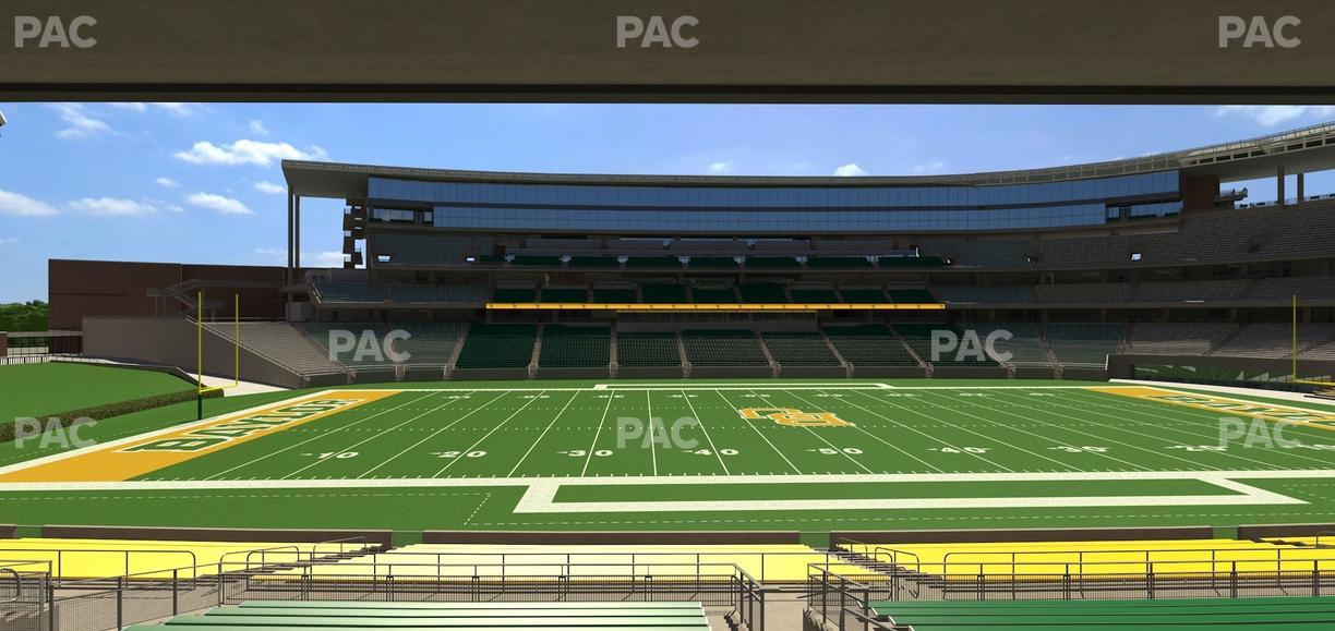 McLane Stadium - Section 126 Seat View