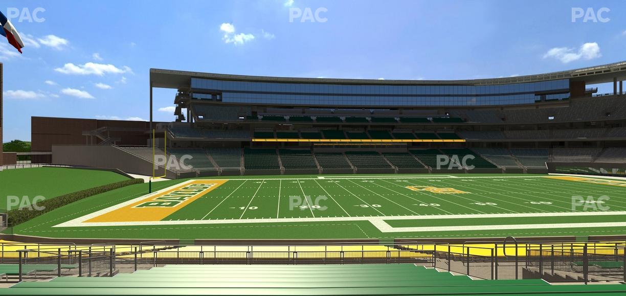 McLane Stadium - Section 127 Seat View