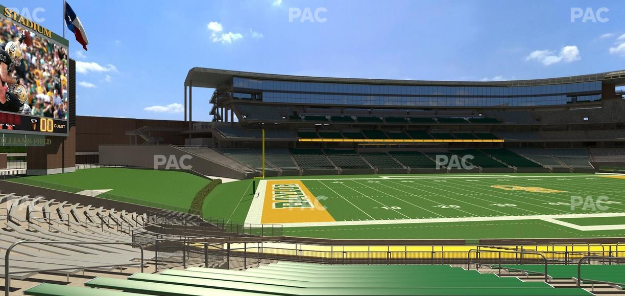 McLane Stadium - Section 129 Seat View