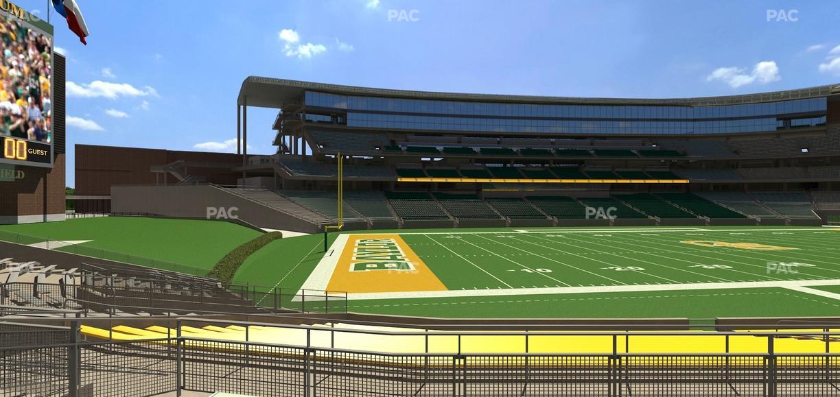 McLane Stadium - Section 129 Seat View
