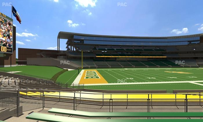 McLane Stadium - Section 129 Seat View