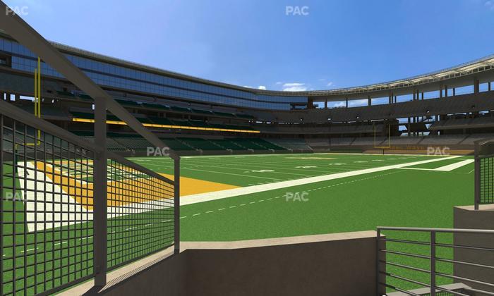 McLane Stadium - Section 130 Seat View