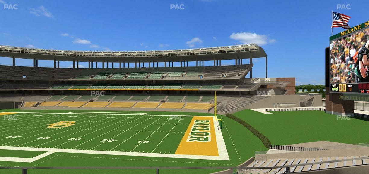 McLane Stadium - Section 202 Seat View