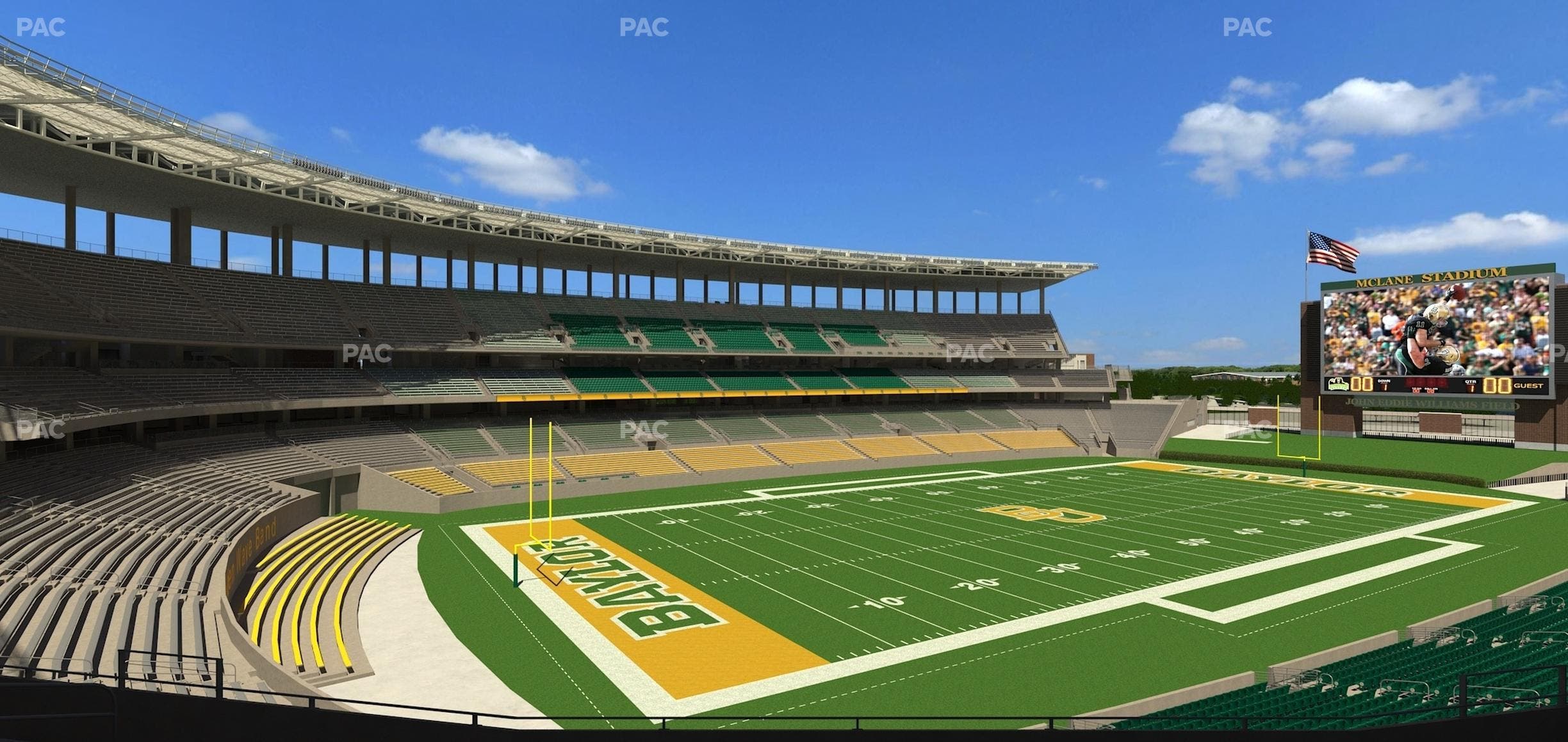 McLane Stadium - Section 211 Seat View