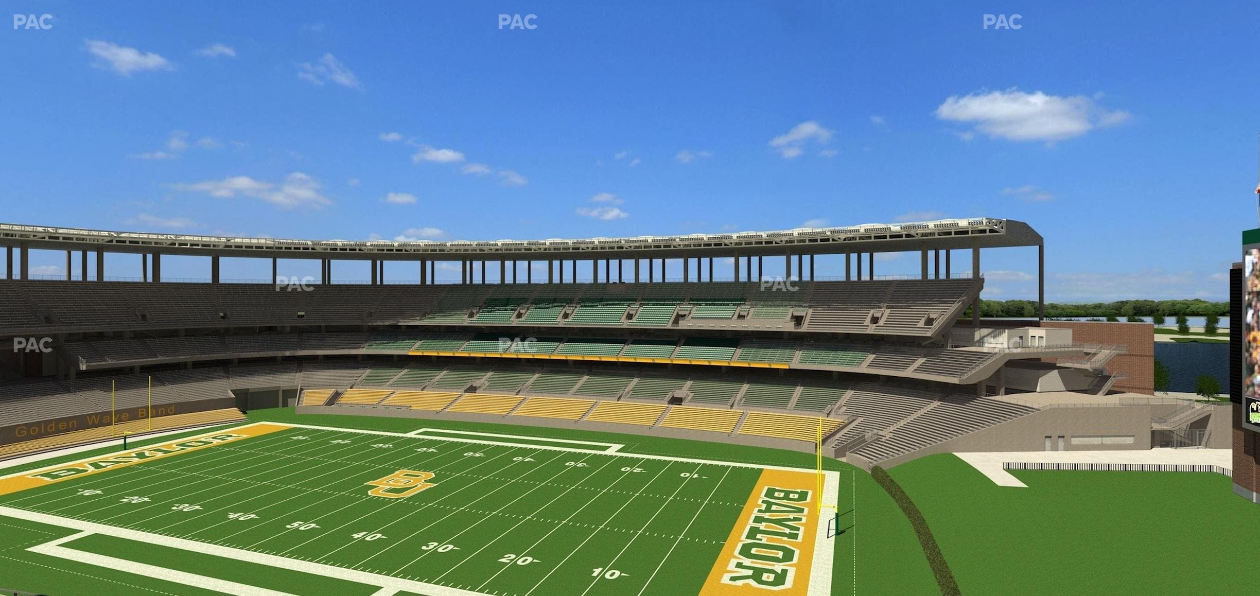 McLane Stadium - Section 301 Seat View