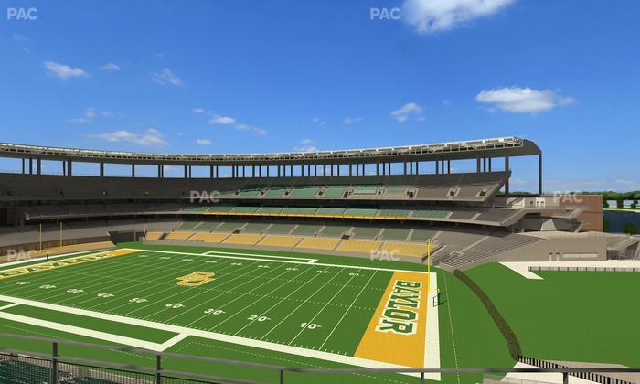 McLane Stadium - Section 301 Seat View