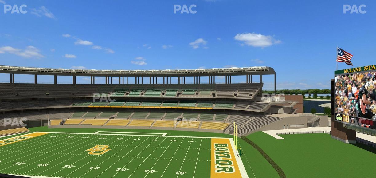 McLane Stadium - Section 302 Seat View