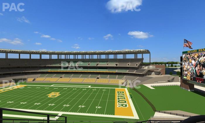 McLane Stadium - Section 302 Seat View