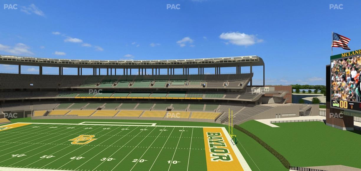 McLane Stadium - Section 302 Seat View