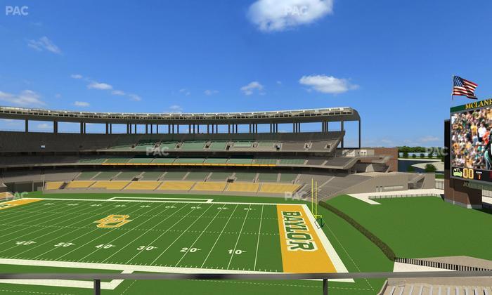 McLane Stadium - Section 302 Seat View