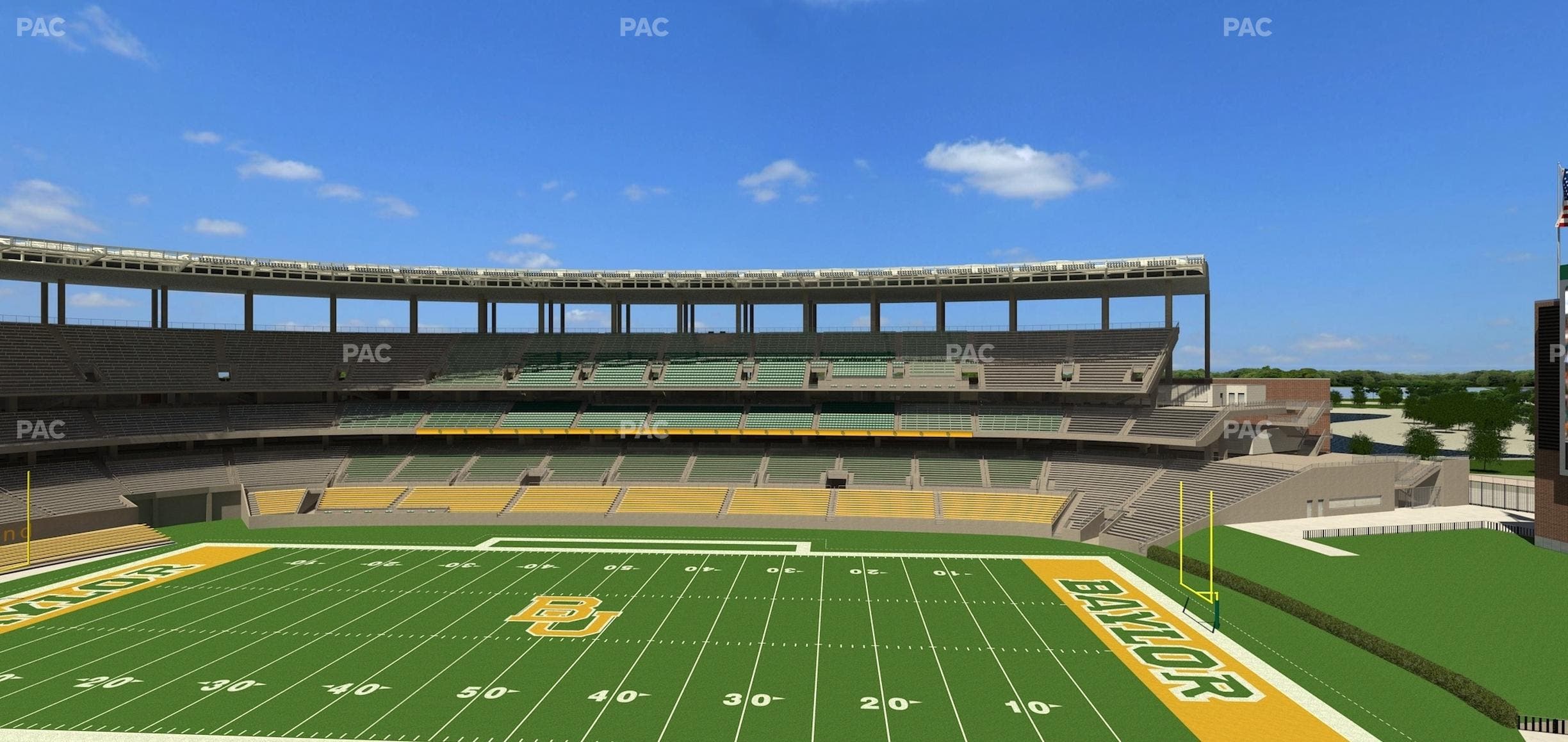 McLane Stadium - Section 304 Seat View