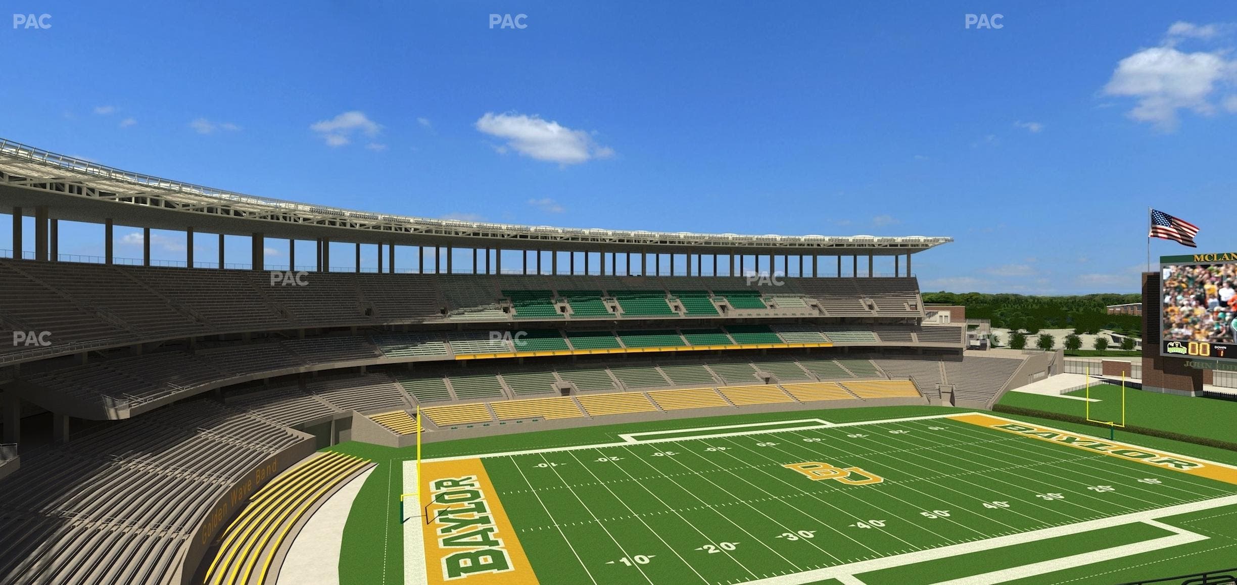 McLane Stadium - Section 310 Seat View