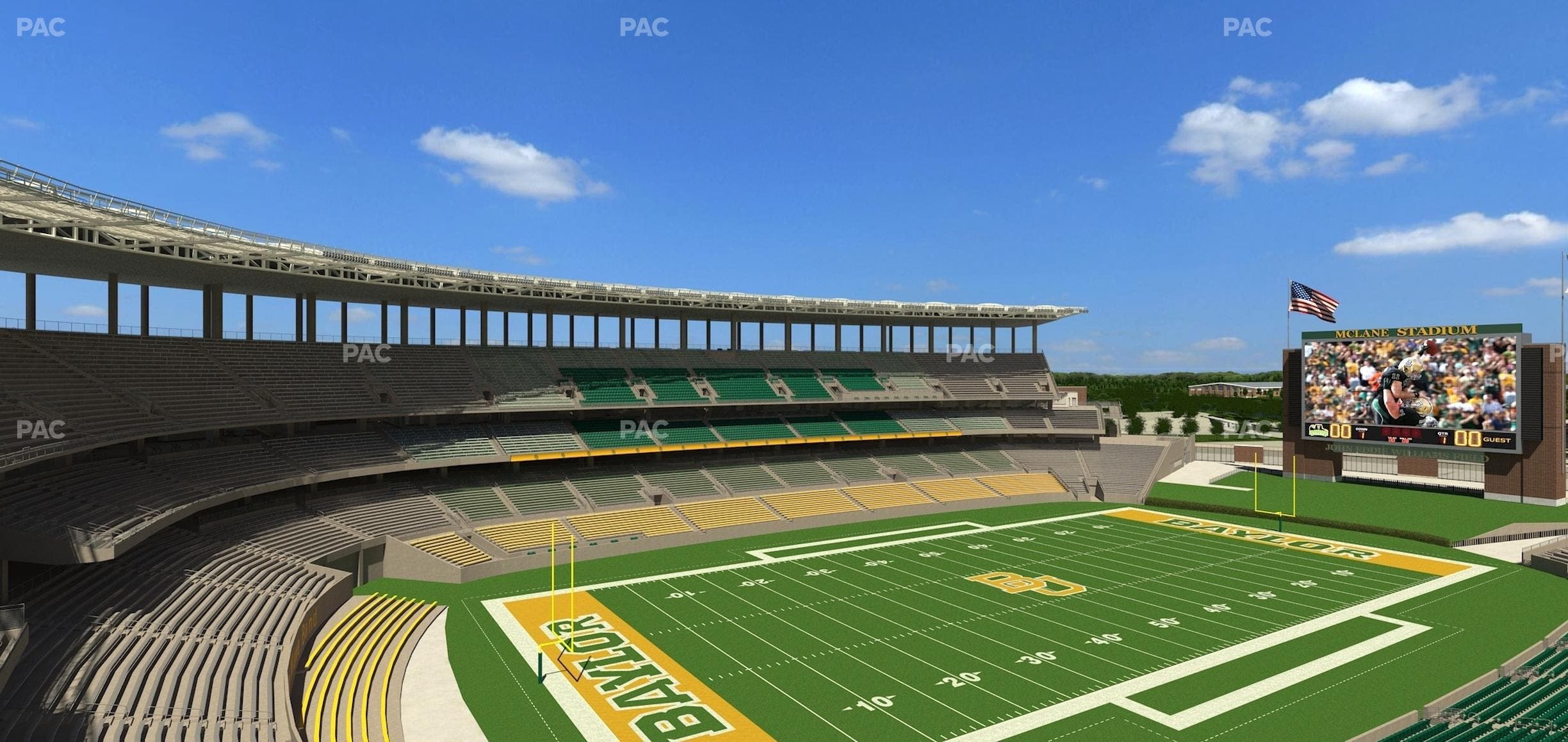McLane Stadium - Section 311 Seat View