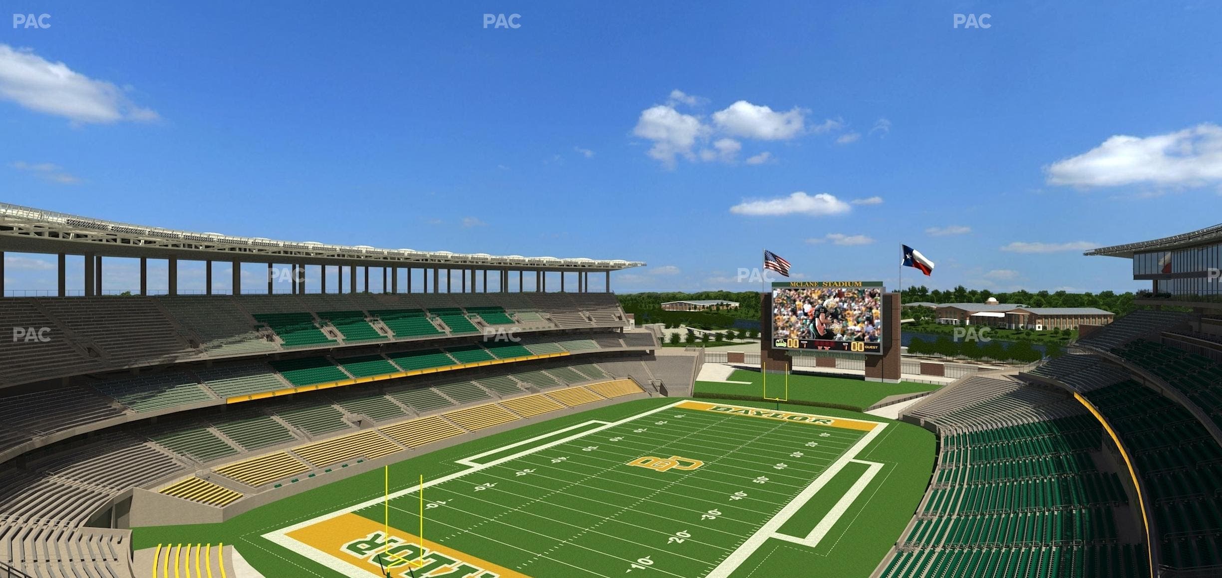 McLane Stadium - Section 312 Seat View