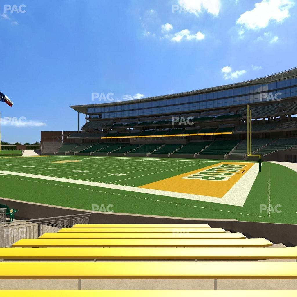 McLane Stadium - Section Baylor Line 2 Seat View