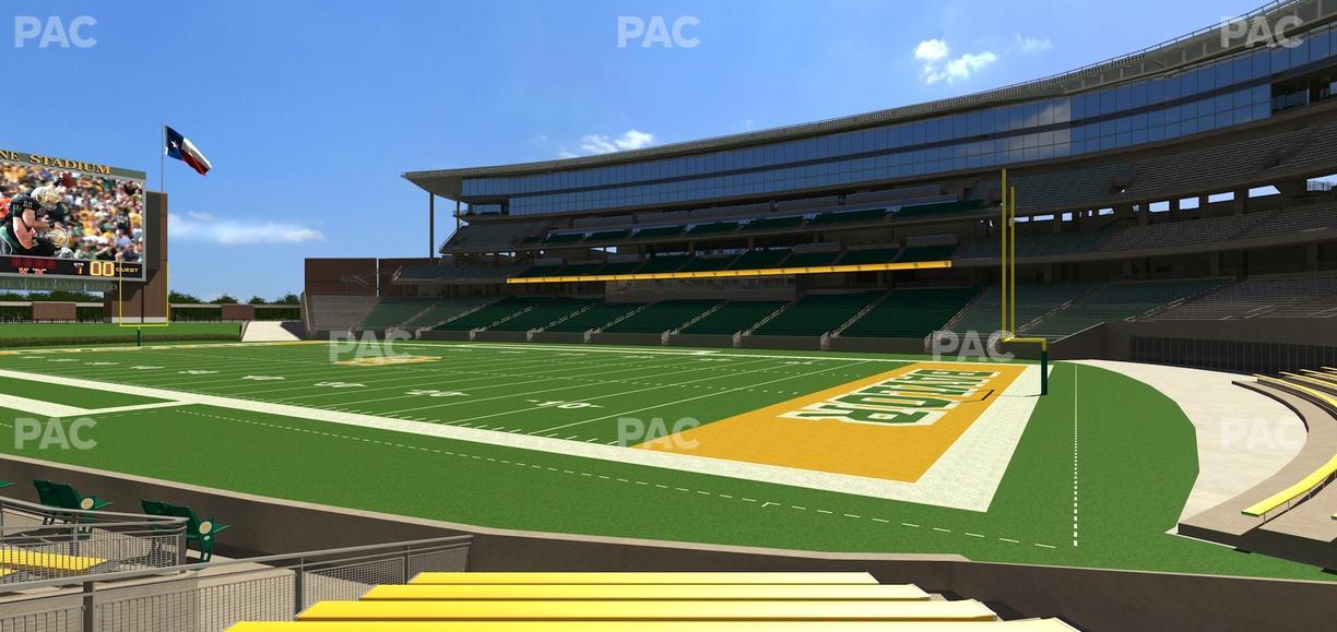 McLane Stadium - Section Baylor Line 2 Seat View