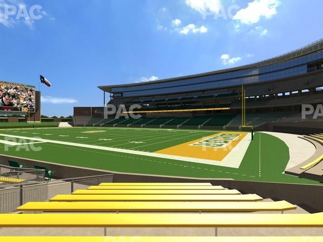 McLane Stadium - Section Baylor Line 2 Seat View