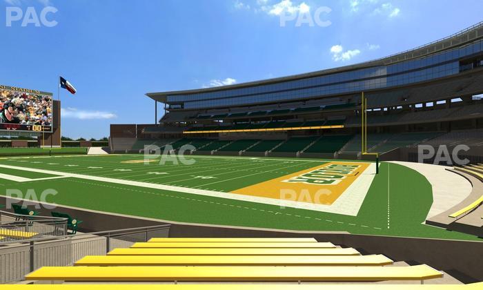 McLane Stadium - Section Baylor Line 2 Seat View