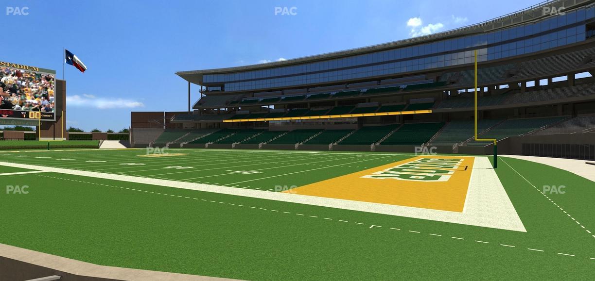 McLane Stadium - Section Baylor Line 2 Seat View